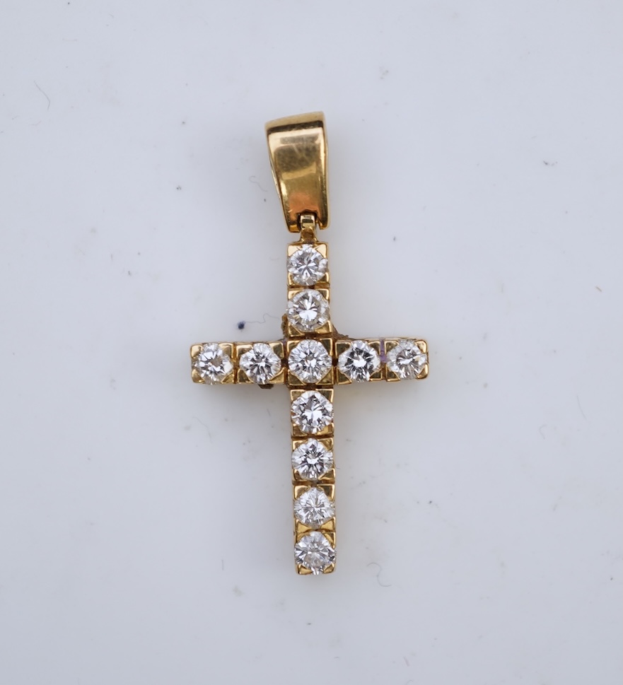 A diamond pendant